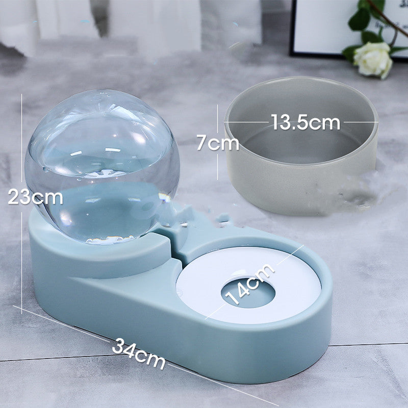 Pet Feeding Bowls and Automatic Water Dispenser