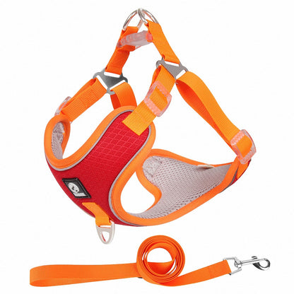Breathable Pet Harness and leashes 